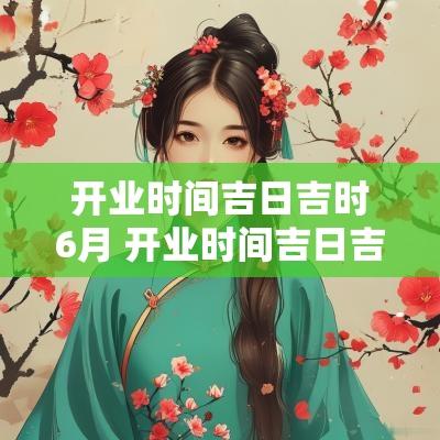 开业时间吉日吉时6月 开业时间吉日吉时几点几分