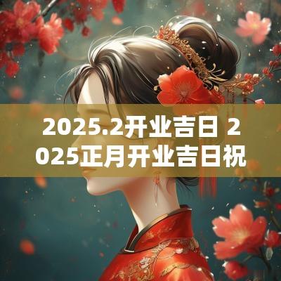 2025.2开业吉日 2025正月开业吉日祝福语