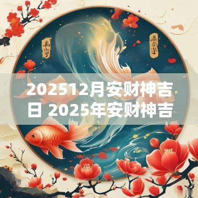 202512月安财神吉日 2025年安财神吉日吉时