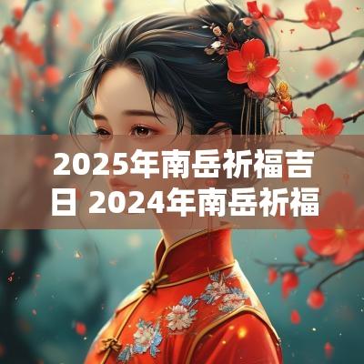 2025年南岳祈福吉日 2025年南岳祈福日子