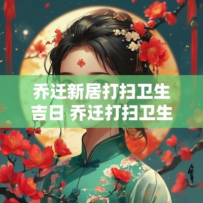 乔迁新居打扫卫生吉日 乔迁打扫卫生是哪一步