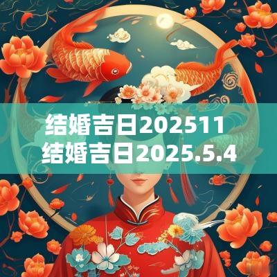 结婚吉日202511 结婚吉日2025.5.4