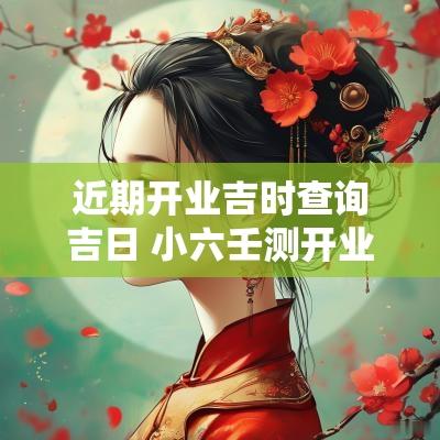 近期开业吉时查询吉日 小六壬测开业吉日吉时