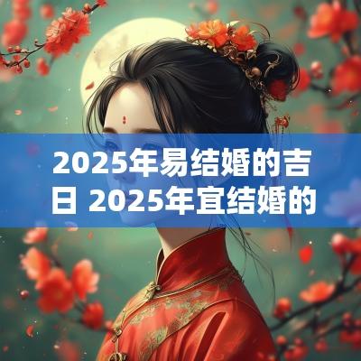 2025年易结婚的吉日 2025年宜结婚的吉日