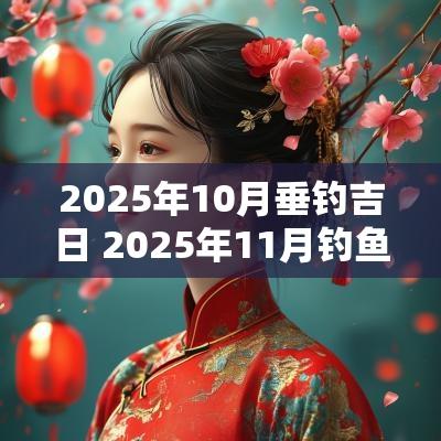 2025年10月垂钓吉日 2025年11月钓鱼吉日