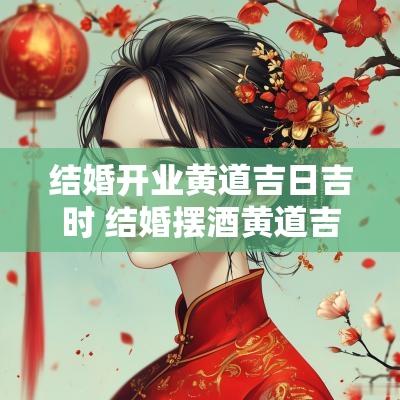 结婚开业黄道吉日吉时 结婚摆酒黄道吉日2025