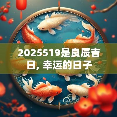 2025519是良辰吉日, 幸运的日子