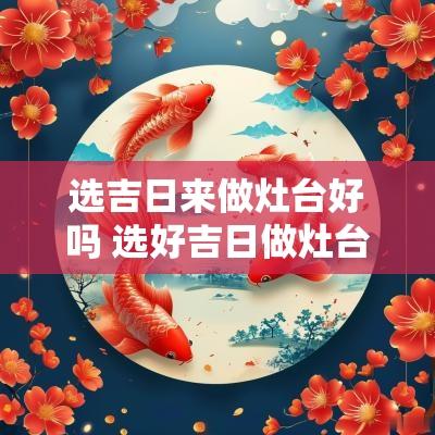 选吉日来做灶台好吗 选好吉日做灶台好吗