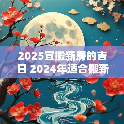 2025宜搬新房的吉日 2025年适合搬新房的吉日农历