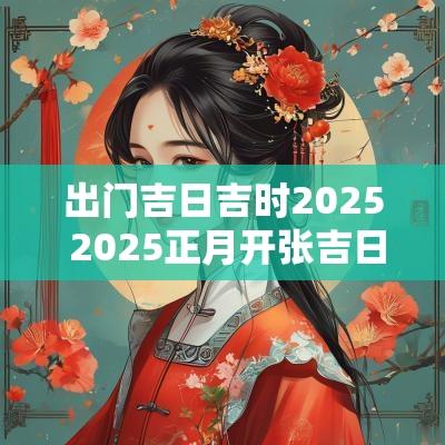 出门吉日吉时2025 2025正月开张吉日吉时
