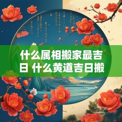 什么属相搬家最吉日 什么黄道吉日搬家最好