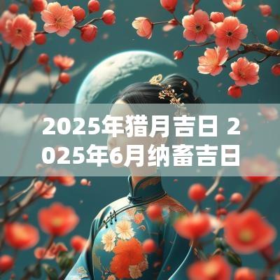 2025年猎月吉日 2025年6月纳畜吉日