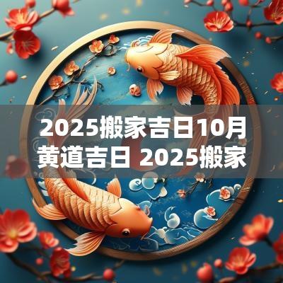 2025搬家吉日10月黄道吉日 2025搬家吉日12月黄道吉日