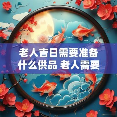 老人吉日需要准备什么供品 老人需要的供品有哪些