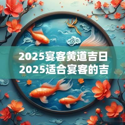 2025宴客黄道吉日 2025适合宴客的吉日查询