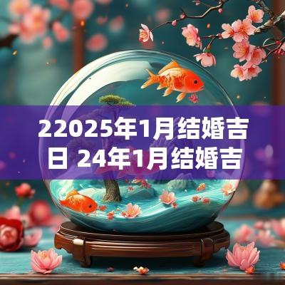 22025年1月结婚吉日 24年1月结婚吉日
