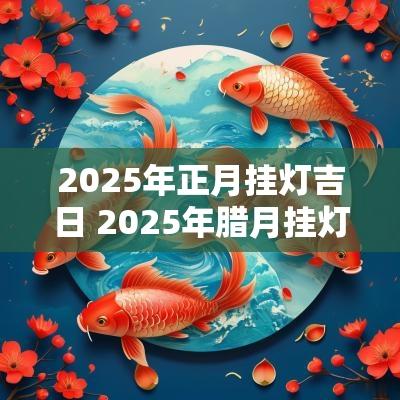 2025年正月挂灯吉日 2025年腊月挂灯笼吉日