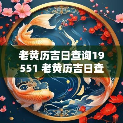 老黄历吉日查询19551 老黄历吉日查询1956