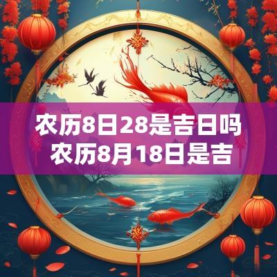 农历8日28是吉日吗 农历8月18日是吉日吗