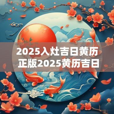 2025入灶吉日黄历 正版2025黄历吉日查询