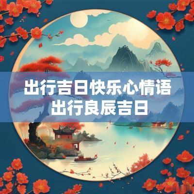 出行吉日快乐心情语 出行良辰吉日