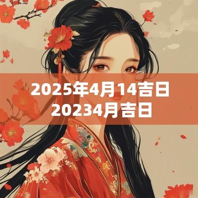 2025年4月14吉日 20254月吉日