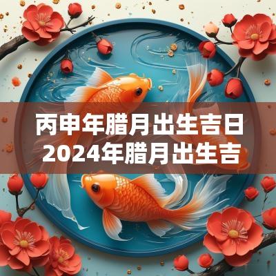 丙申年腊月出生吉日 2025年腊月出生吉日