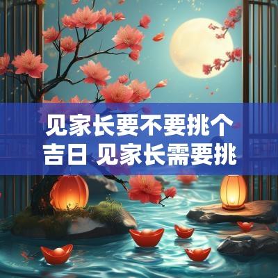 见家长要不要挑个吉日 见家长需要挑日子吗
