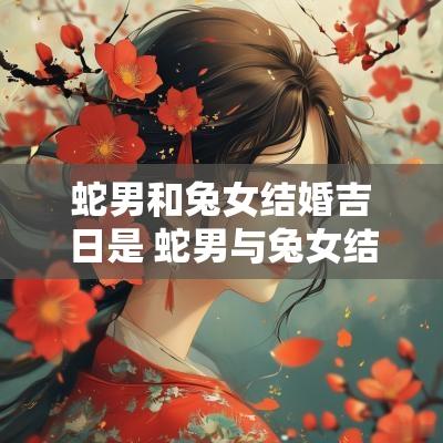 蛇男和兔女结婚吉日是 蛇男与兔女结婚好不好