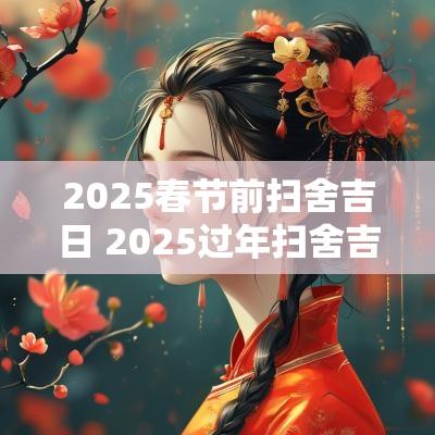 2025春节前扫舍吉日 2025过年扫舍吉日