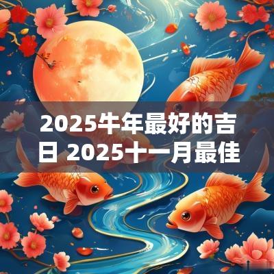 2025蛇年最好的吉日 2025十一月最佳吉日