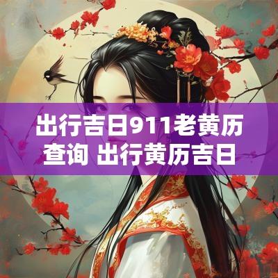 出行吉日911老黄历查询 出行黄历吉日查询2025