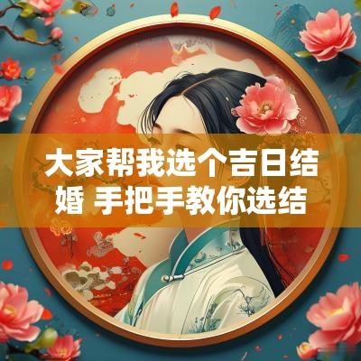 大家帮我选个吉日结婚 手把手教你选结婚吉日