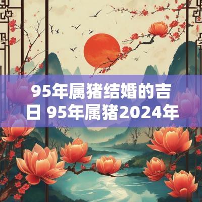 95年属猪结婚的吉日 95年属猪2025年1月提车吉日