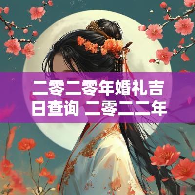 二零二零年婚礼吉日查询 二零二二年婚嫁吉日