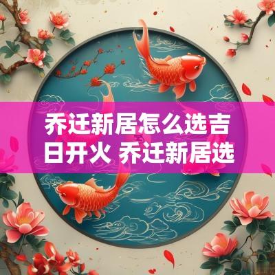乔迁新居怎么选吉日开火 乔迁新居选吉日方法