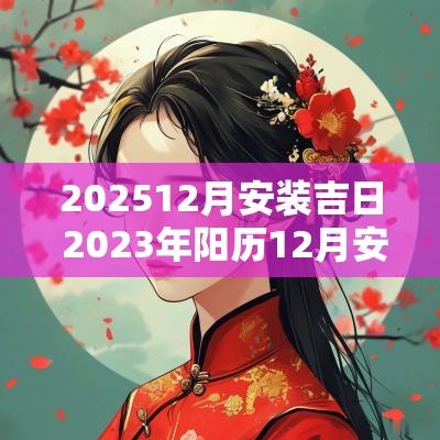 202512月安装吉日 2025年阳历12月安装新床吉日