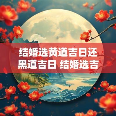 结婚选黄道吉日还黑道吉日 结婚选吉日吉时吗