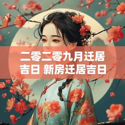 二零二零九月迁居吉日 新房迁居吉日查询表格
