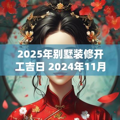 2025年别墅装修开工吉日 2025年11月别墅开工装修吉日