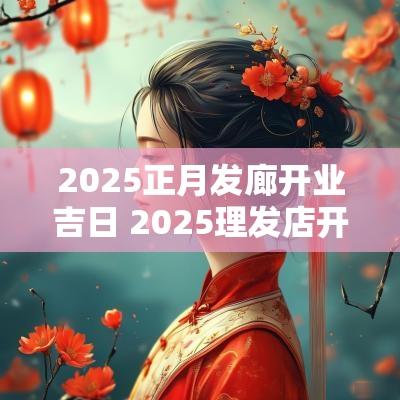 2025正月发廊开业吉日 2025理发店开门吉日