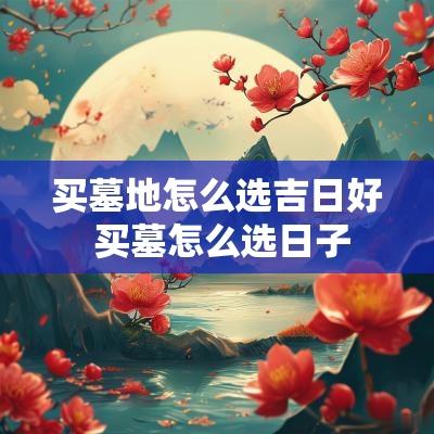 买墓地怎么选吉日好 买墓怎么选日子