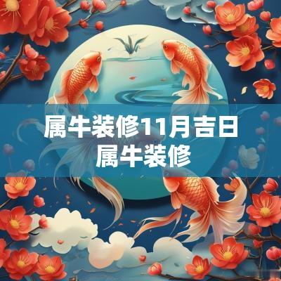属牛装修11月吉日 属牛装修