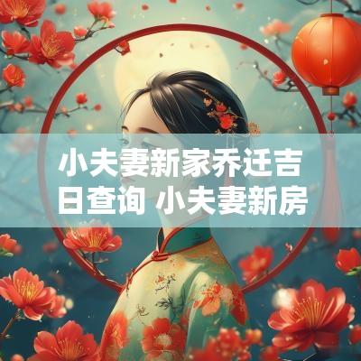 小夫妻新家乔迁吉日查询 小夫妻新房乔迁