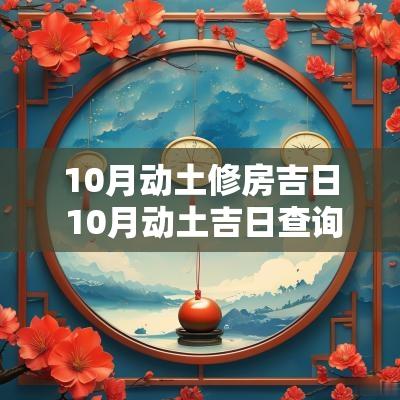 10月动土修房吉日 10月动土吉日查询