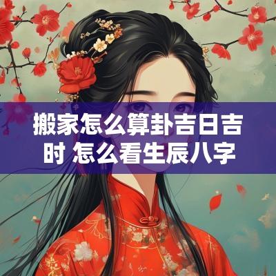 搬家怎么算卦吉日吉时 怎么看生辰八字选搬家吉日