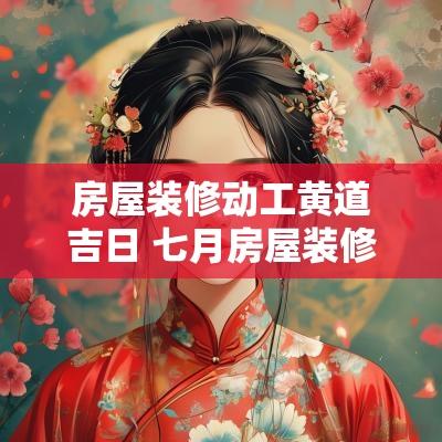 房屋装修动工黄道吉日 七月房屋装修黄道吉日