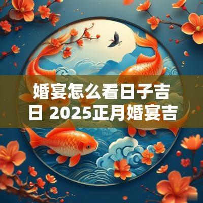 婚宴怎么看日子吉日 2025正月婚宴吉日