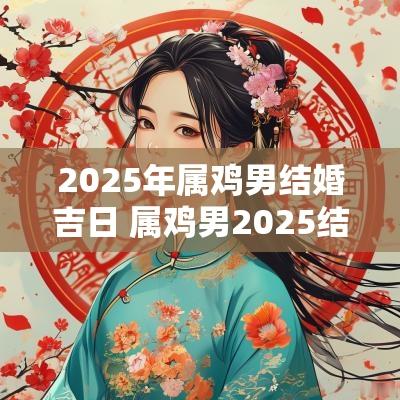 2025年属鸡男结婚吉日 属鸡男2025结婚最佳吉日