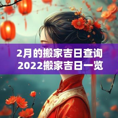 2月的搬家吉日查询 2025搬家吉日一览表2月